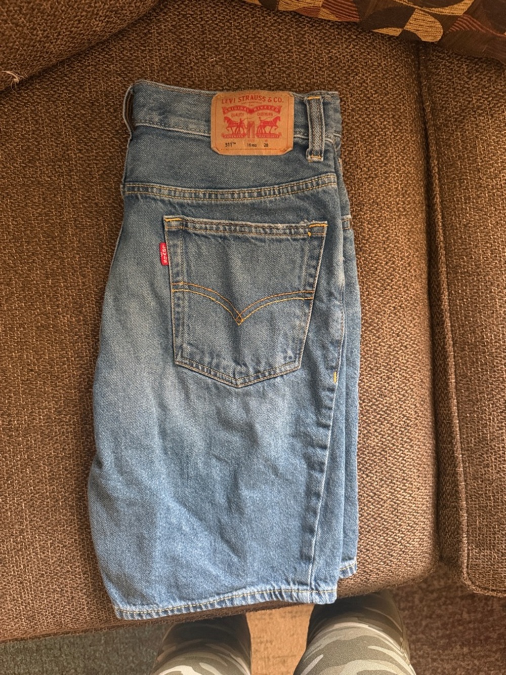Levi's Light Blue Denim shorts